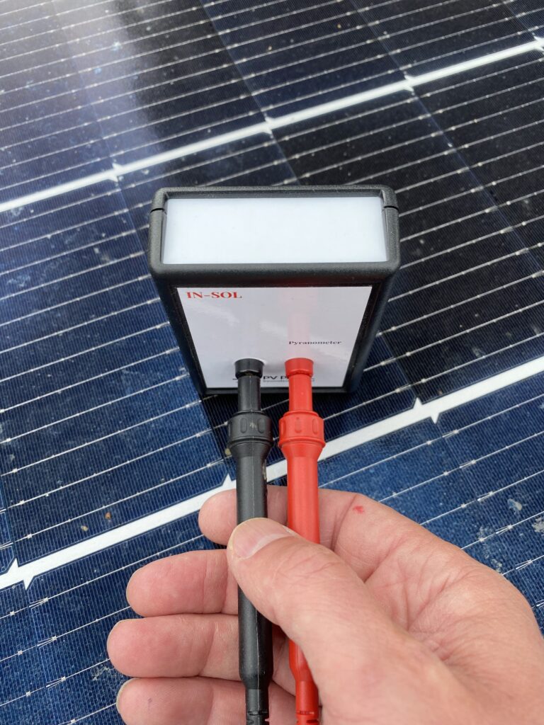 Solar Power Meter -Pyranometer Simple Solar Power measurement.